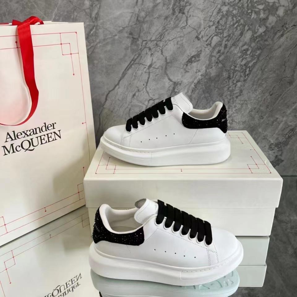 Alexander Mqueen Low-Top Air Platform Leather Sneakers    - EUR FASHION