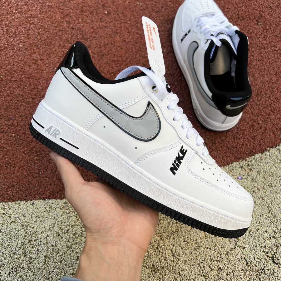 Nike Low Sneaker Air Force 1 '07 LV8 White Grey - EUR FASHION