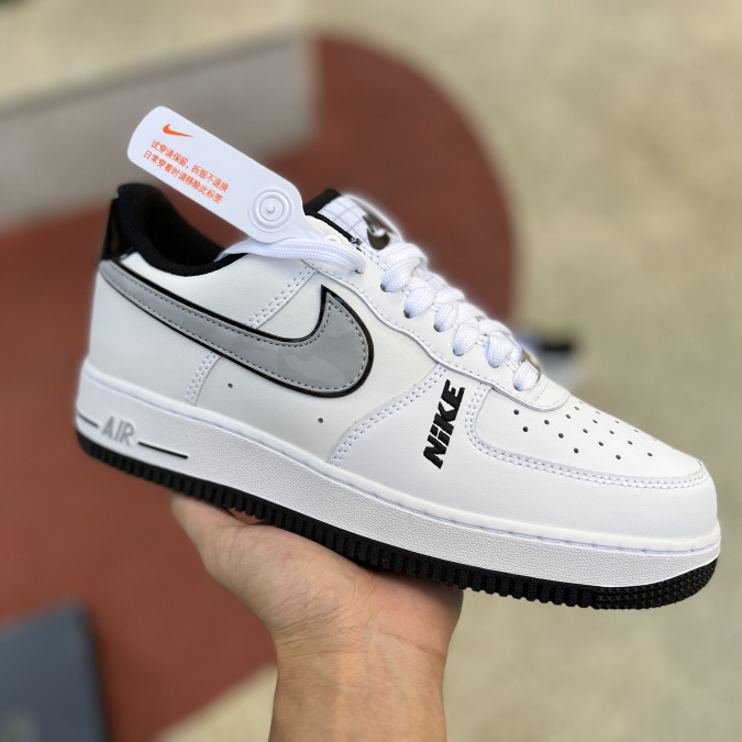 Nike Low Sneaker Air Force 1 '07 LV8 White Grey - EUR FASHION