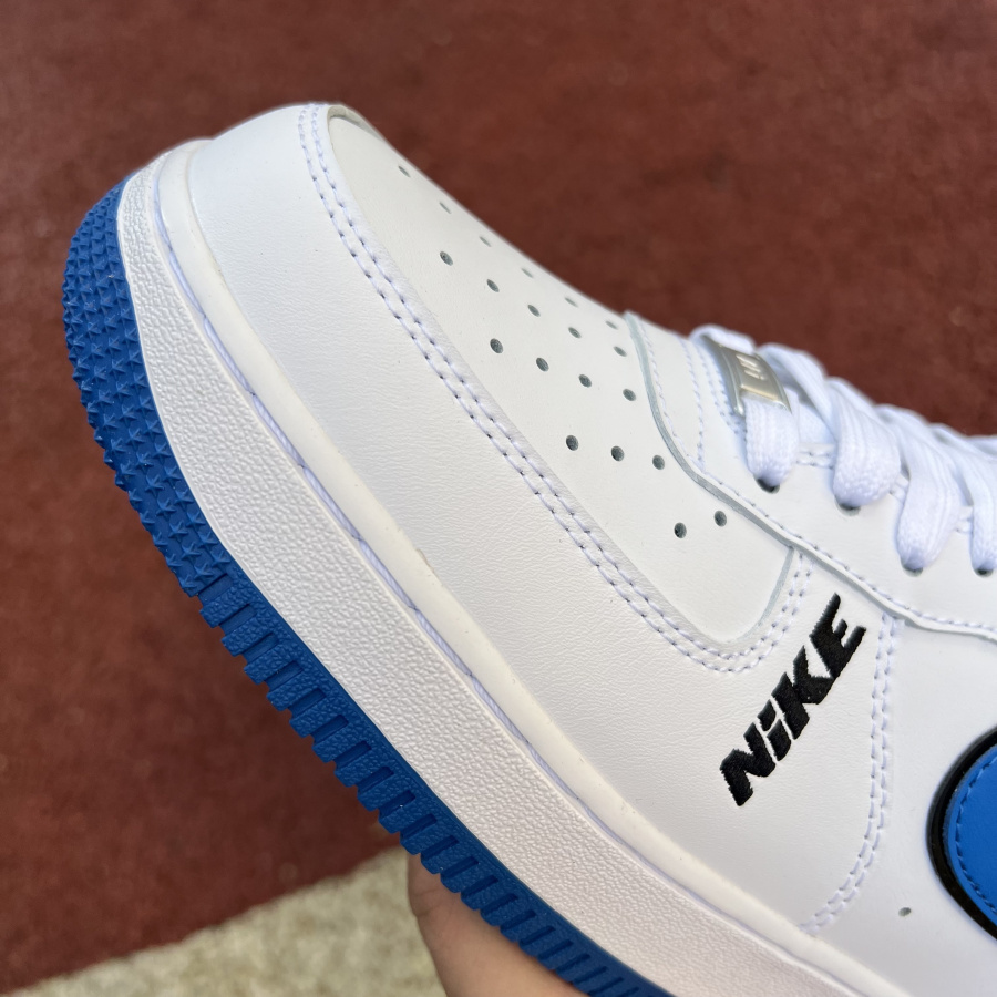 Nike Low Sneaker Air Force 1 '07 LV8 White Blue  - EUR FASHION