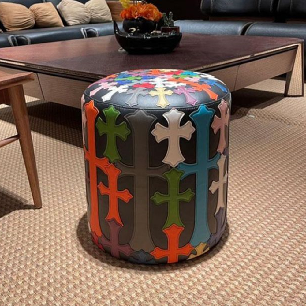 Chrome Heart Small Round Stool - EUR FASHION