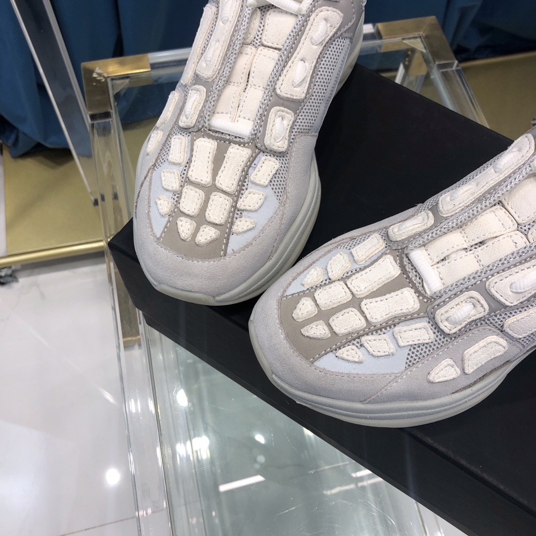 Amiri Bone Runner White & Silver - EUR FASHION