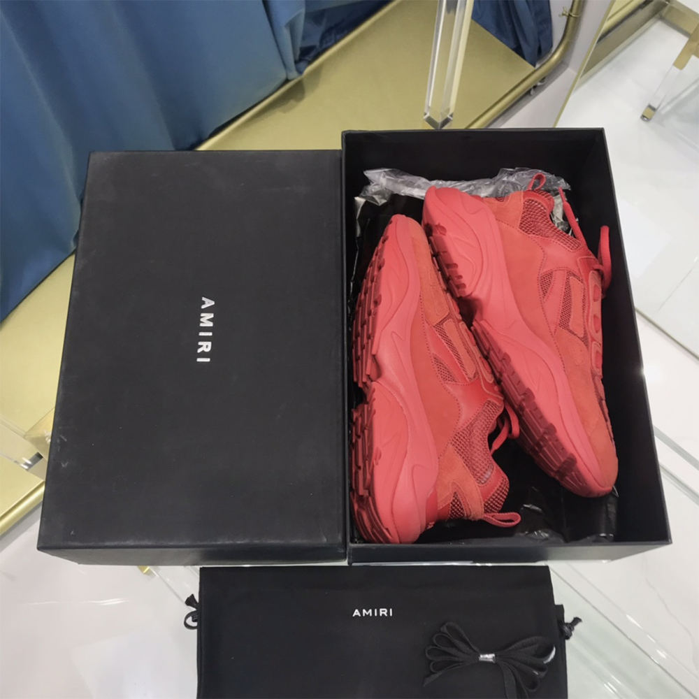 Amiri Bone Runner All Red - EUR FASHION