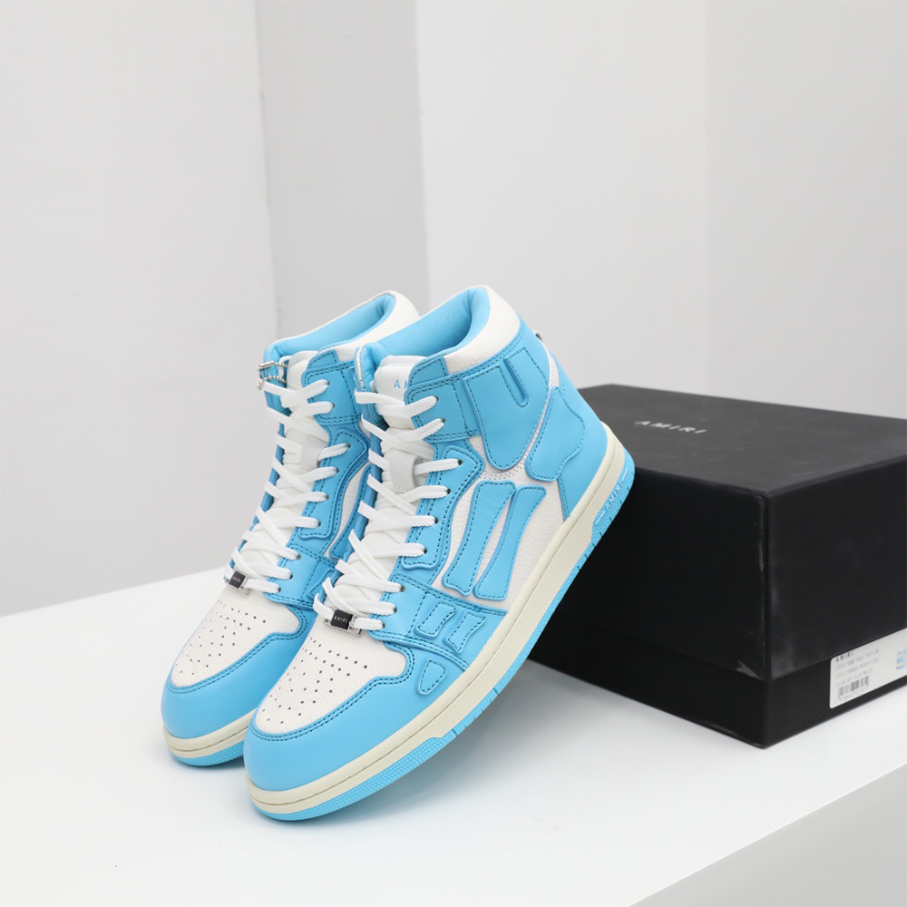 Amiri Skel-Top Hi Sneaker Blue/White - EUR FASHION