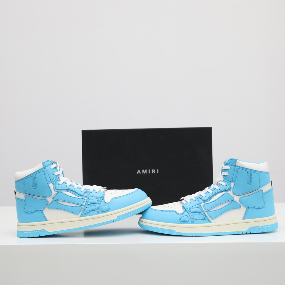 Amiri Skel-Top Hi Sneaker Blue/White - EUR FASHION