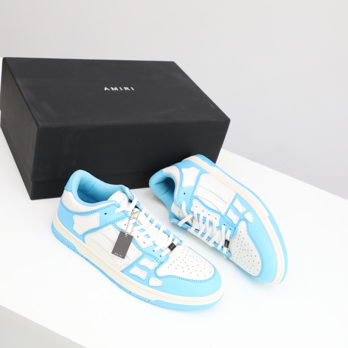 Amiri Skel-Top Low Sneaker Blue/White - EUR FASHION