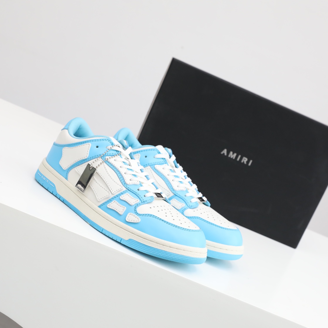 Amiri Skel-Top Low Sneaker Blue/White - EUR FASHION