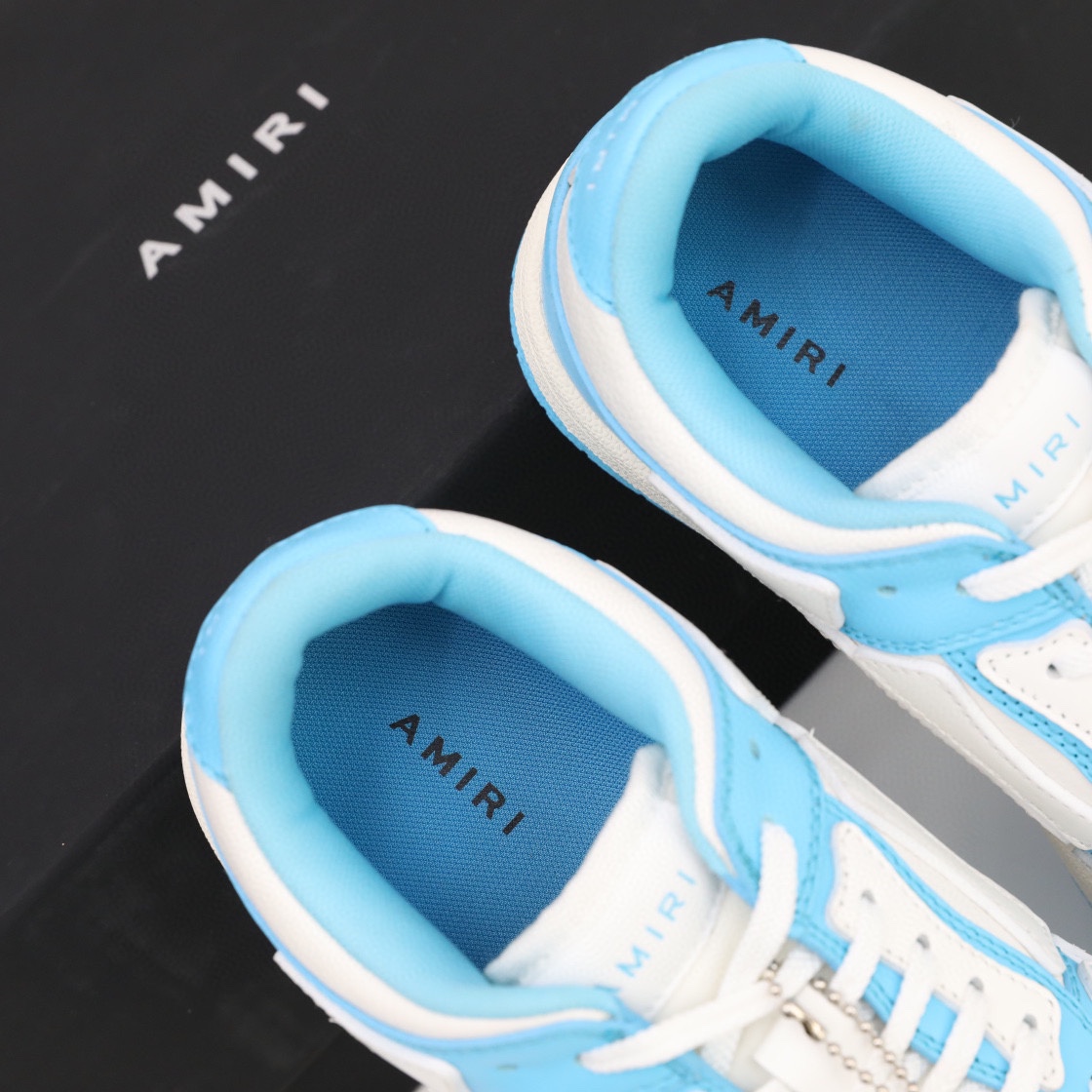 Amiri Skel-Top Low Sneaker Blue/White - EUR FASHION