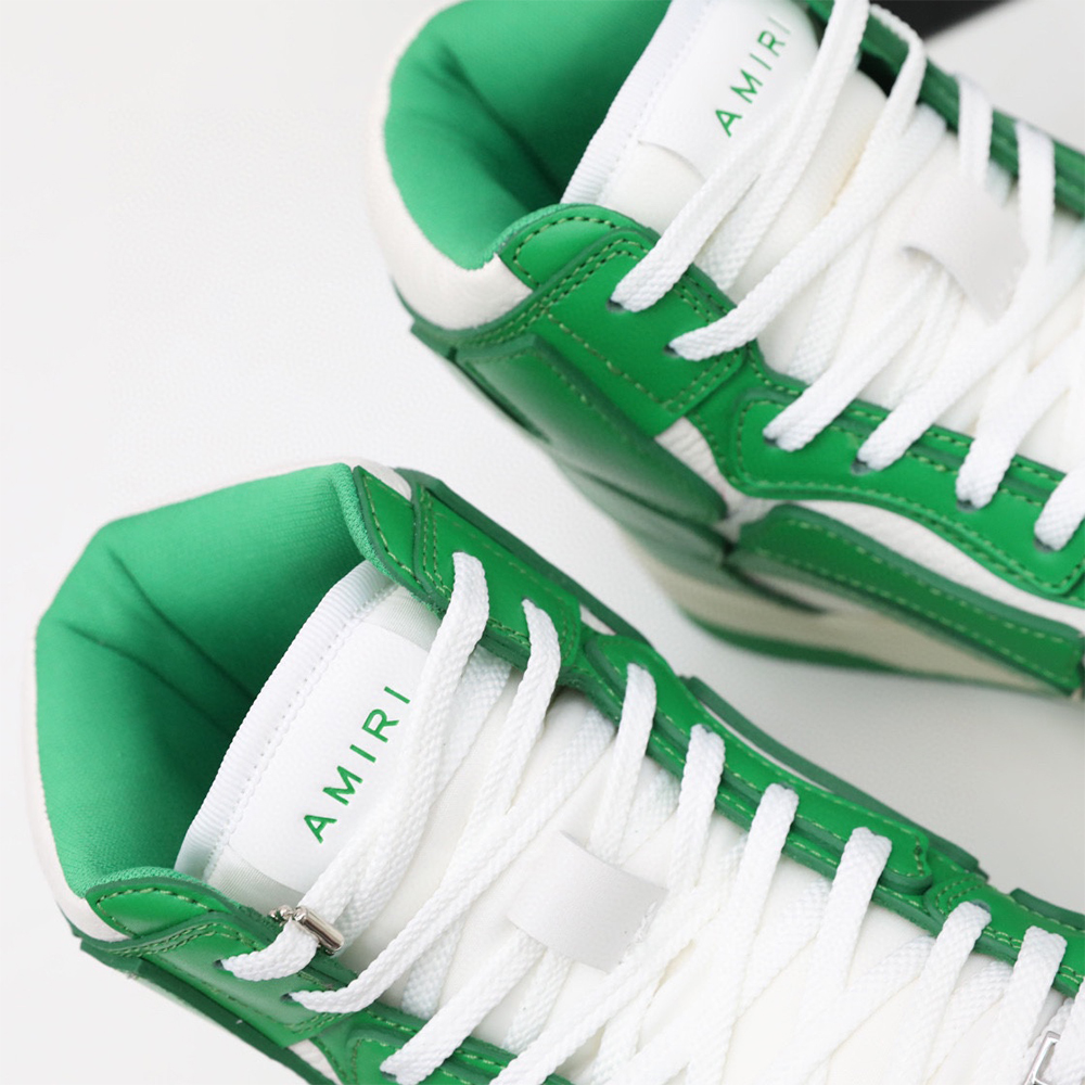 Amiri Skel-Top Hi Sneaker Green/White - EUR FASHION