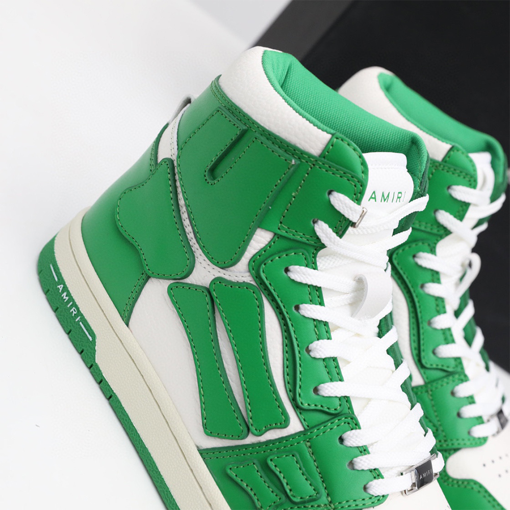 Amiri Skel-Top Hi Sneaker Green/White - EUR FASHION