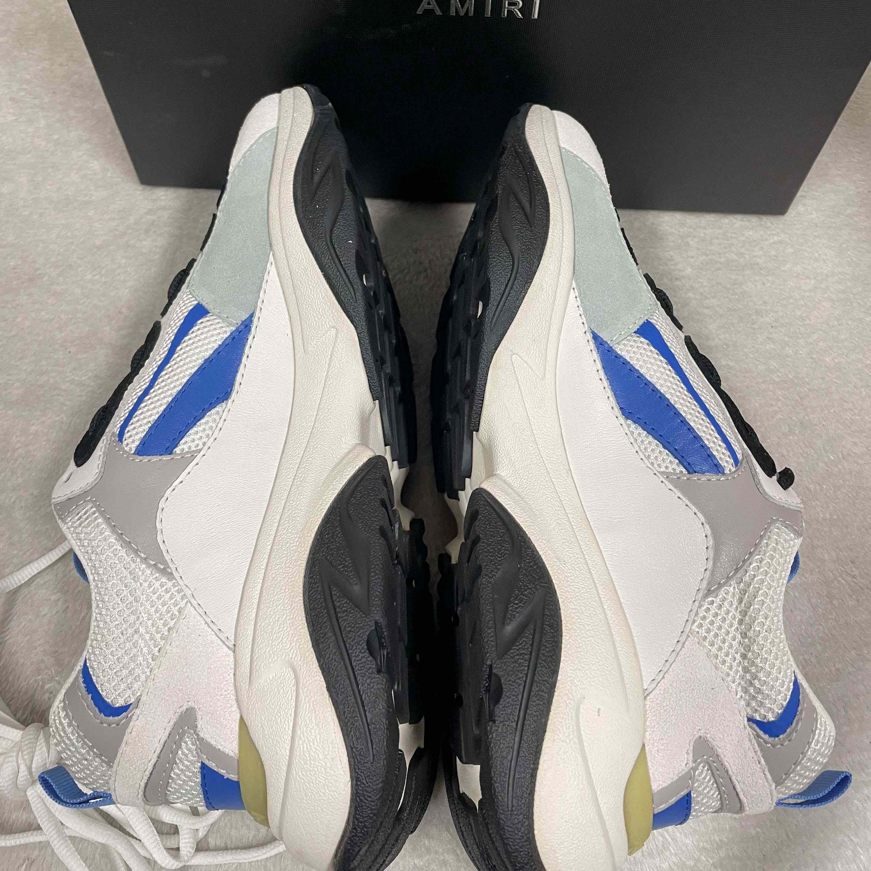 Amiri Bone Runner White & Blue - EUR FASHION