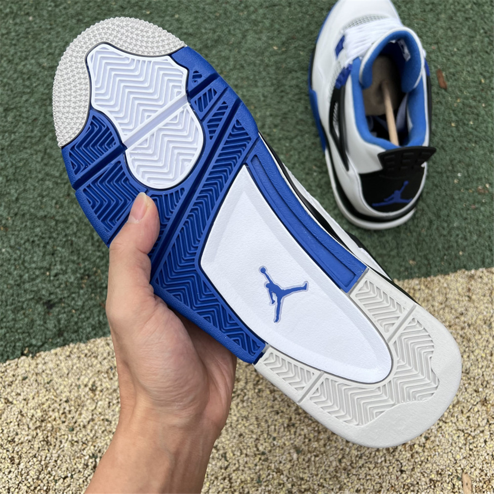 Nike Air Jordan 4 Retro White Motorsports Sneaker - EUR FASHION