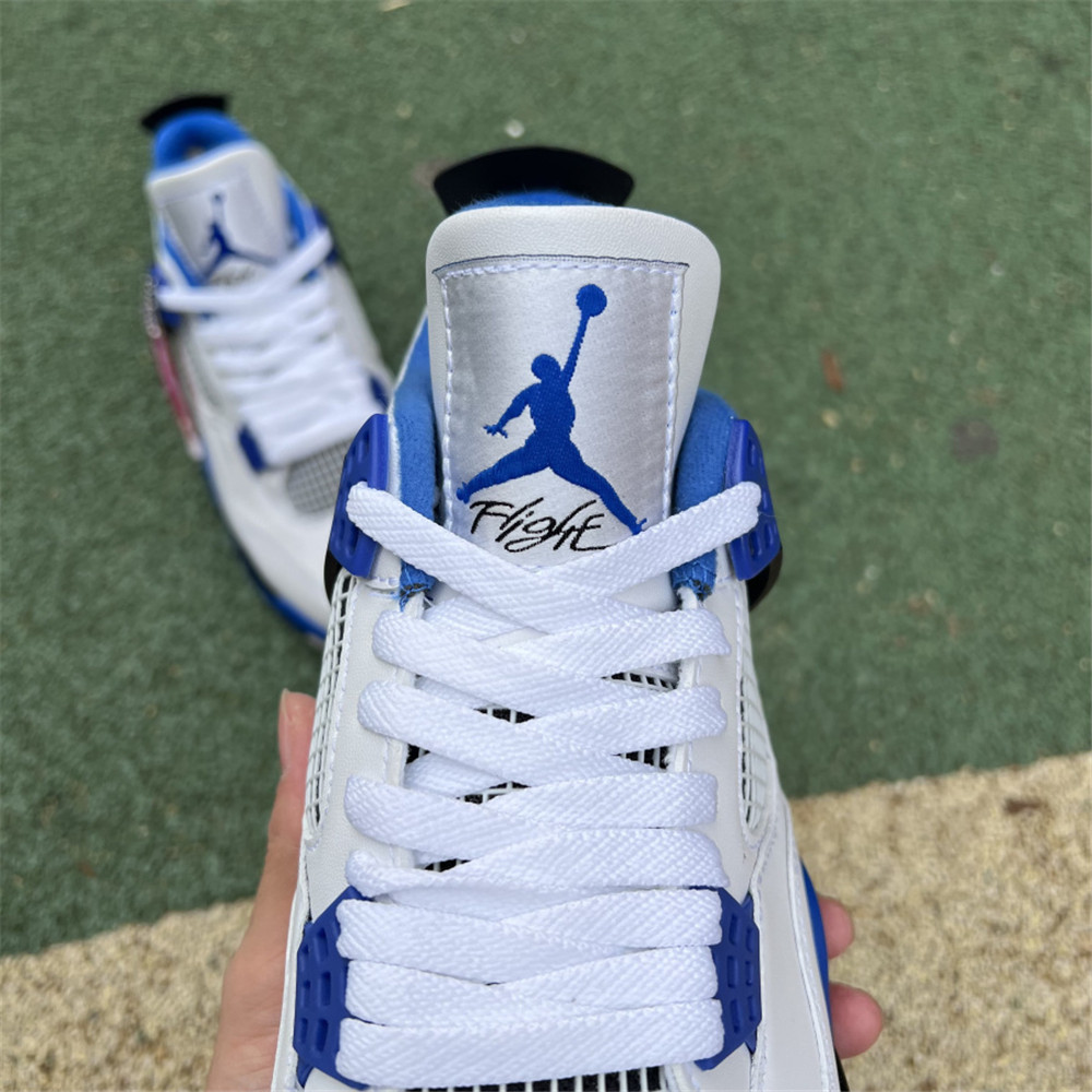 Nike Air Jordan 4 Retro White Motorsports Sneaker - EUR FASHION