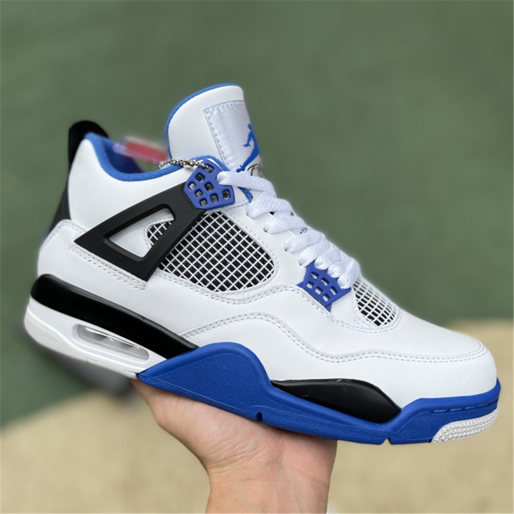 Nike Air Jordan 4 Retro White Motorsports Sneaker - EUR FASHION