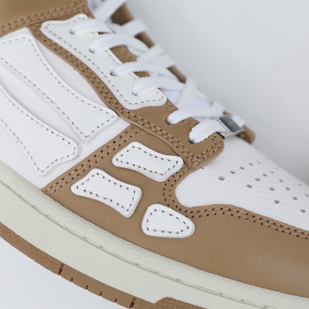Amiri Skel-Top Low Sneaker Brown/White - EUR FASHION