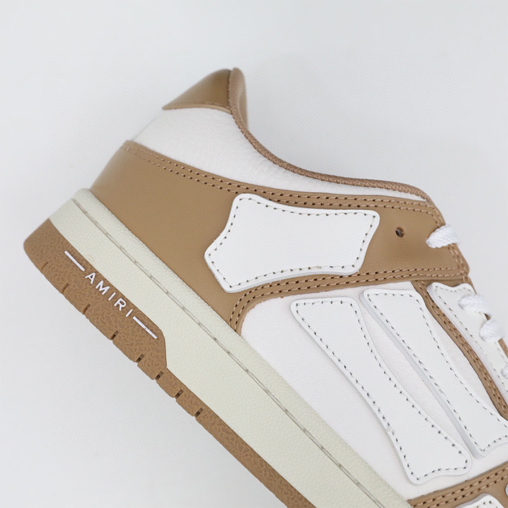Amiri Skel-Top Low Sneaker Brown/White - EUR FASHION