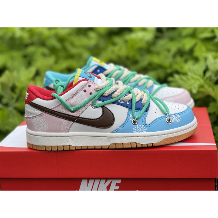 Nike Dunk Colorful Cashew Nuts Low Sneaker CZ 2496-100 - EUR FASHION