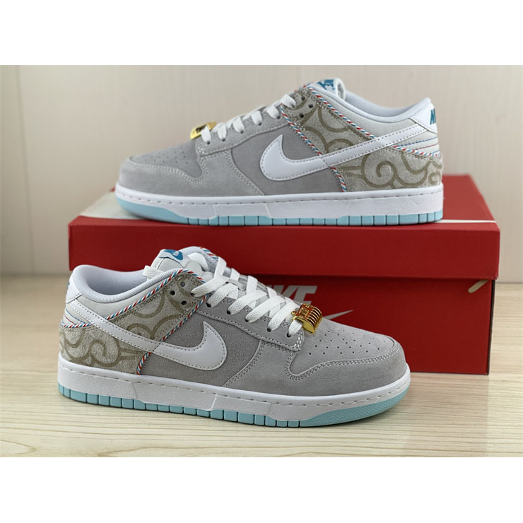 Nike Dunk Low “White Barber Shop” Sneaker  DH7614-500 - EUR FASHION