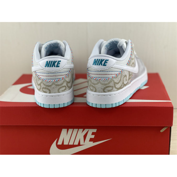 Nike Dunk Low “White Barber Shop” Sneaker  DH7614-500 - EUR FASHION