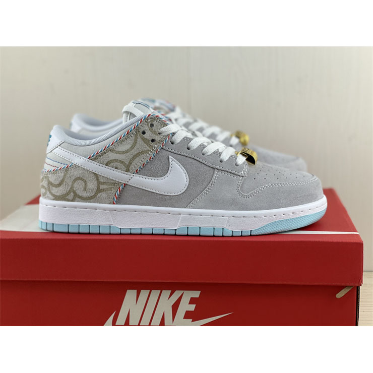 Nike Dunk Low “White Barber Shop” Sneaker  DH7614-500 - EUR FASHION