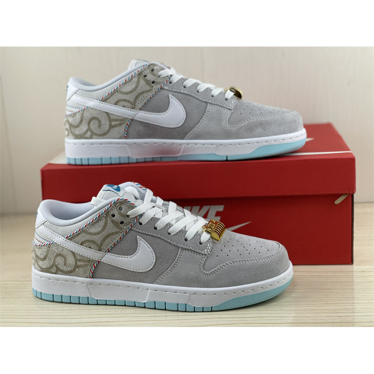Nike Dunk Low “White Barber Shop” Sneaker  DH7614-500 - EUR FASHION
