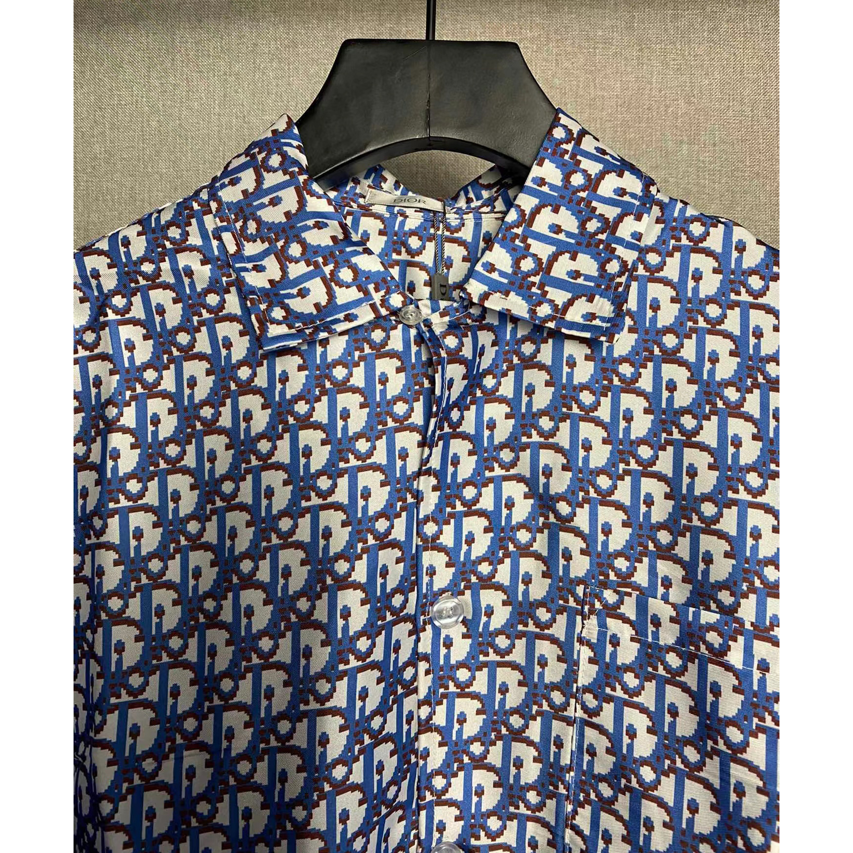 Dior Oblique Pixel Short-Sleeved Shirt And Shorts - EUR FASHION