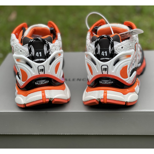 Balenciaga 'White-balck-orange' Runner Sneakers - EUR FASHION