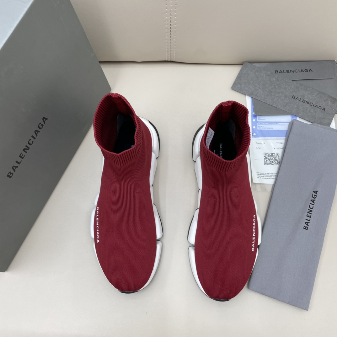 Balenciaga  Speed 2.0 Recycled Knit Sneaker  - EUR FASHION
