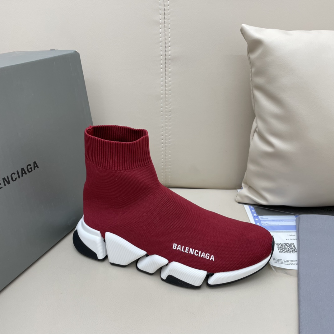 Balenciaga  Speed 2.0 Recycled Knit Sneaker  - EUR FASHION