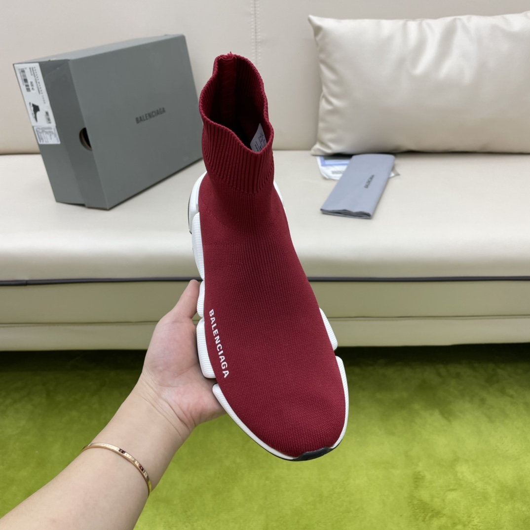 Balenciaga  Speed 2.0 Recycled Knit Sneaker  - EUR FASHION