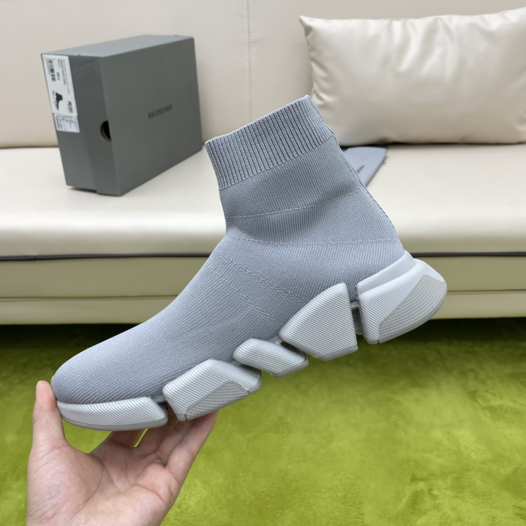 Balenciaga  Speed 2.0 Recycled Knit Sneaker  - EUR FASHION