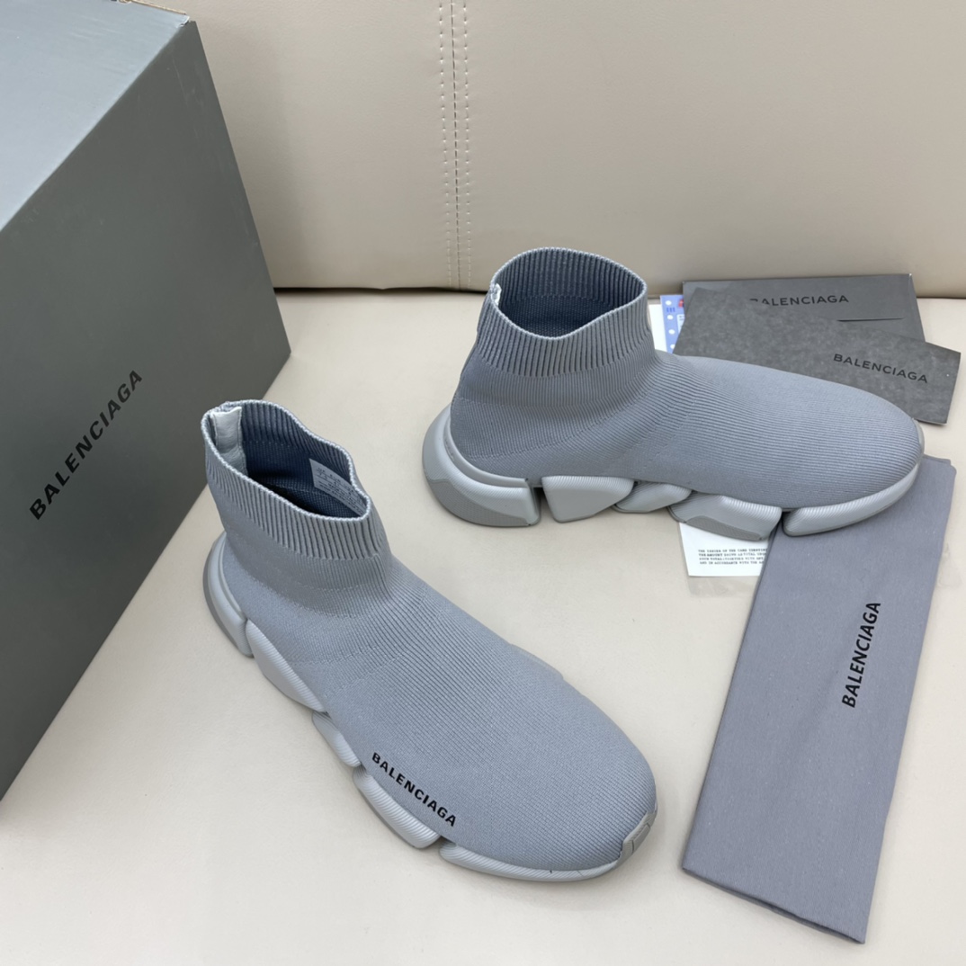 Balenciaga  Speed 2.0 Recycled Knit Sneaker  - EUR FASHION