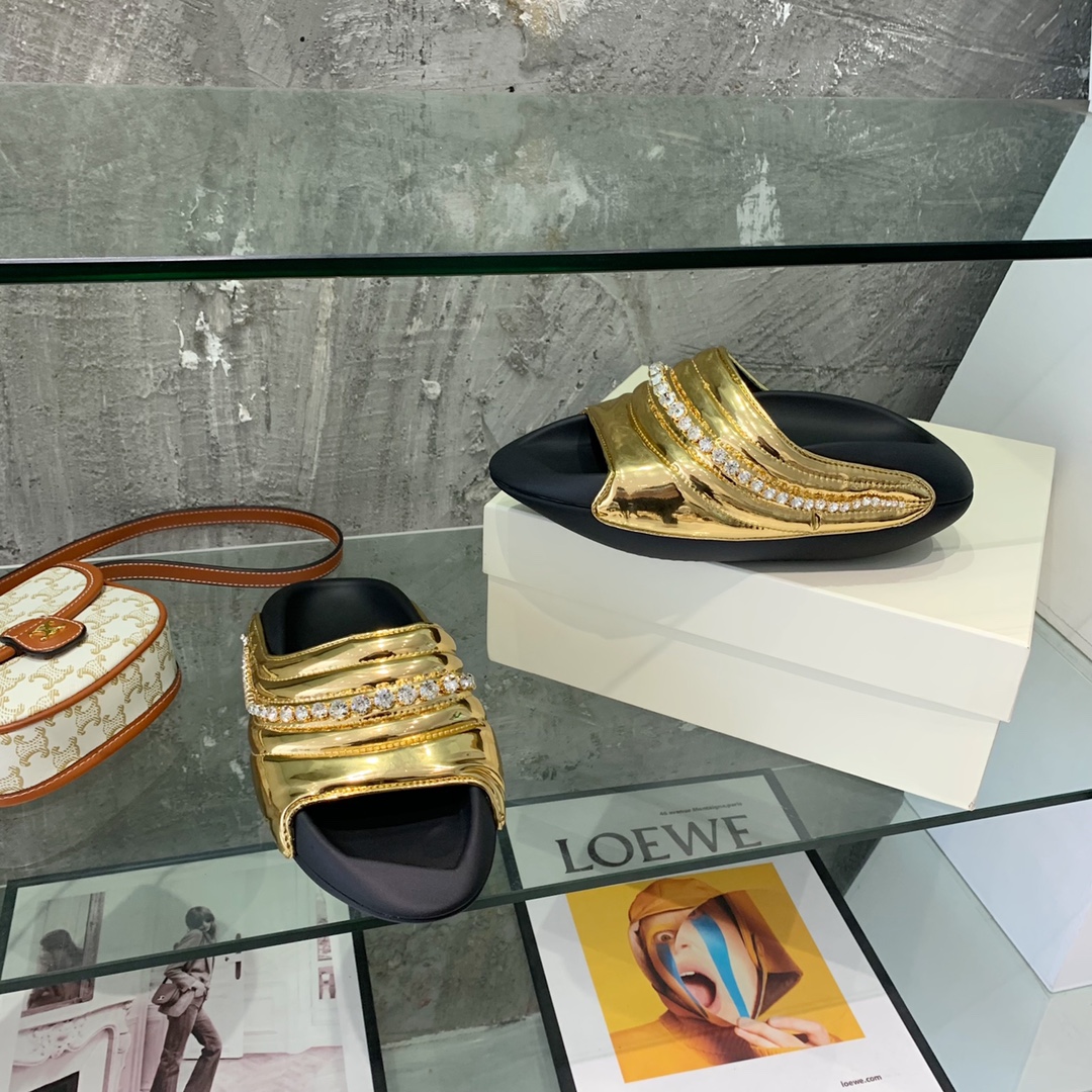 Balmain B-It-Puffy Slides - EUR FASHION