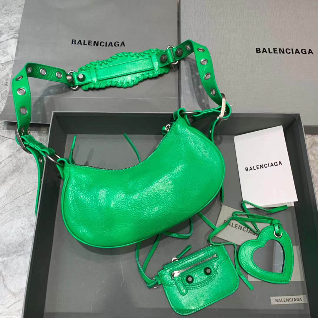 Balenciaga Le Cagole XS Shoulder Bag In Green(26-12-6cm) - EUR FASHION
