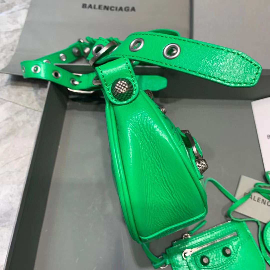 Balenciaga Le Cagole XS Shoulder Bag In Green(26-12-6cm) - EUR FASHION