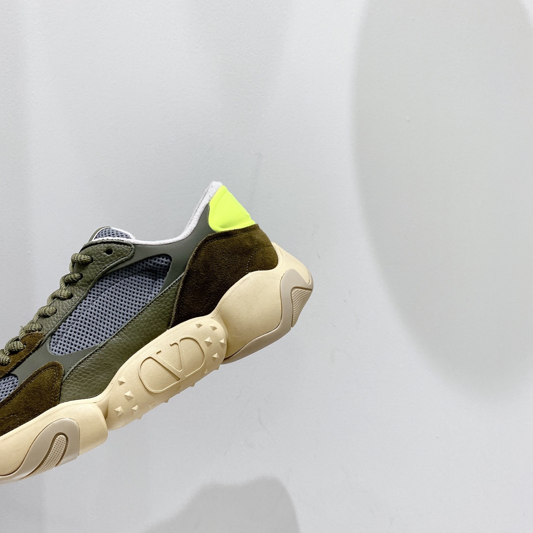 Valenti Mesh Fabric And Suede Sneakers - EUR FASHION