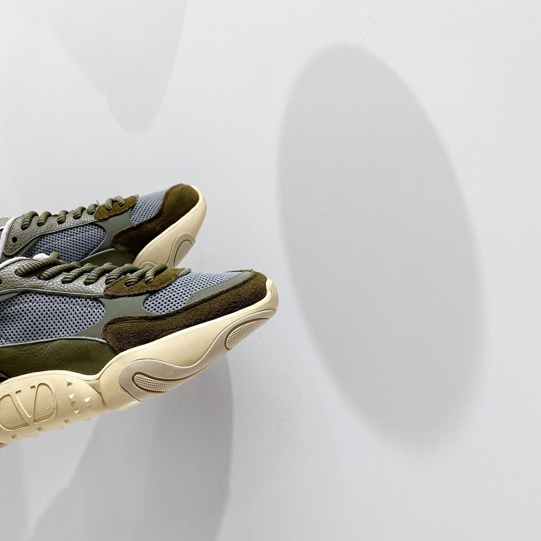 Valenti Mesh Fabric And Suede Sneakers - EUR FASHION