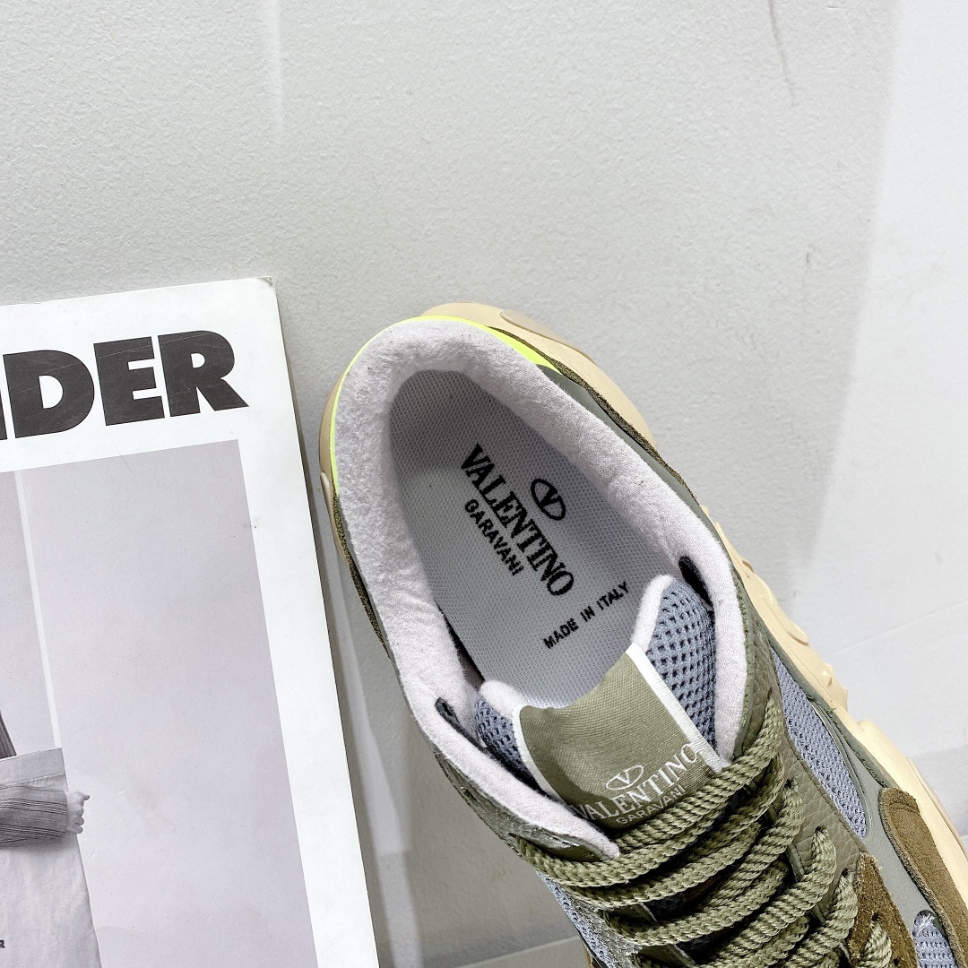 Valenti Mesh Fabric And Suede Sneakers - EUR FASHION