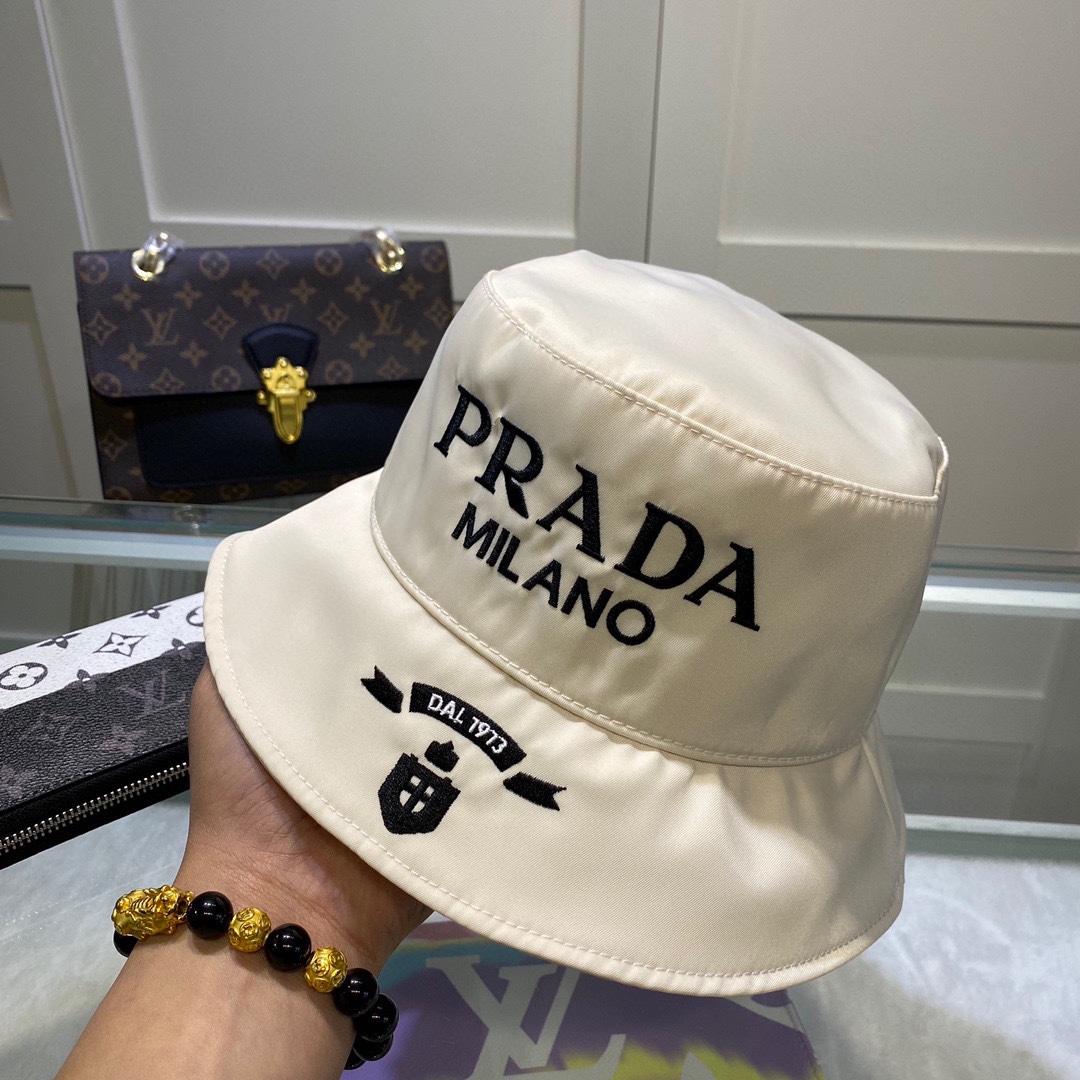 Prada Canvas Bucket Hat - EUR FASHION