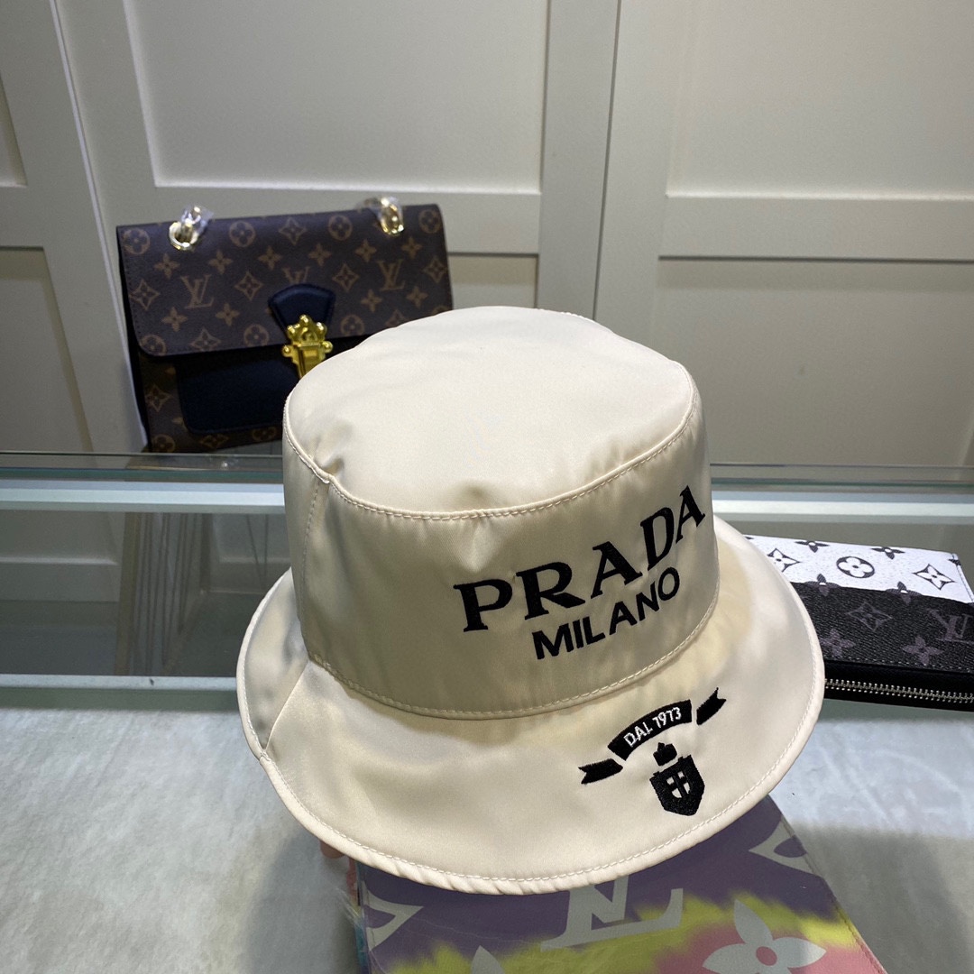 Prada Canvas Bucket Hat - EUR FASHION