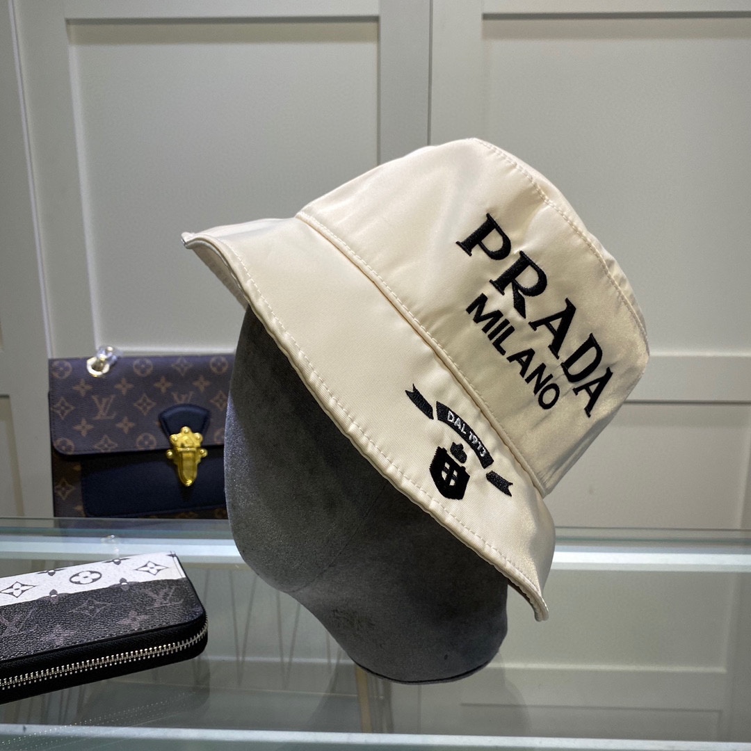 Prada Canvas Bucket Hat - EUR FASHION