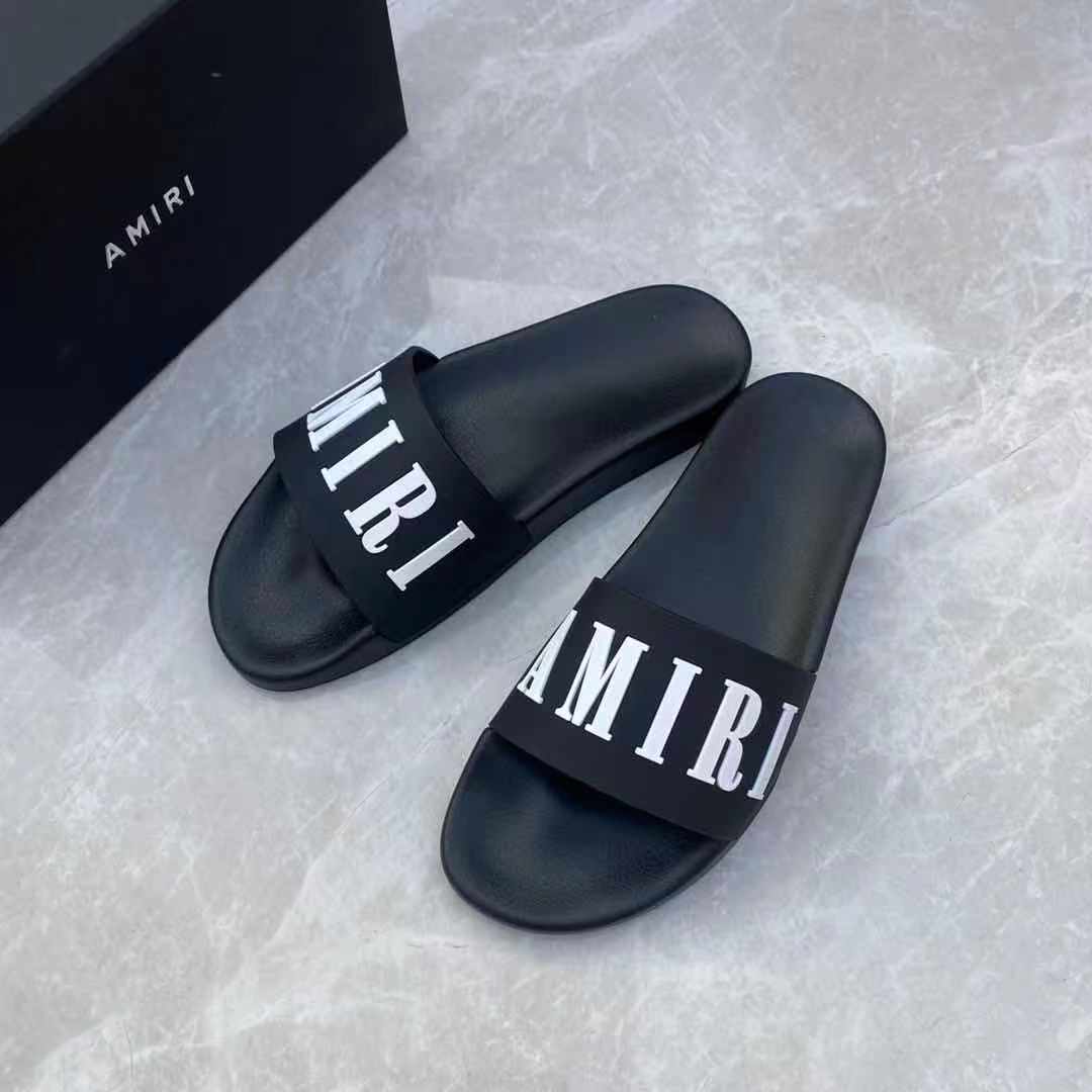 Amiri Logo Slide Sandal - EUR FASHION