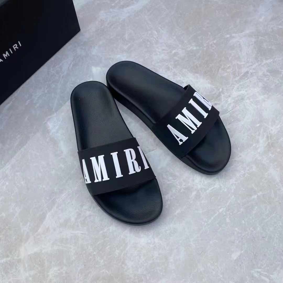 Amiri Logo Slide Sandal - EUR FASHION