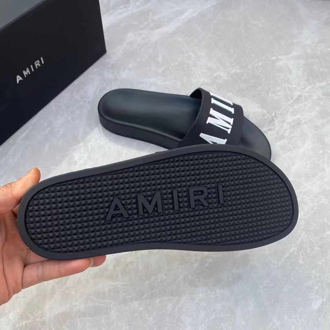 Amiri Logo Slide Sandal - EUR FASHION