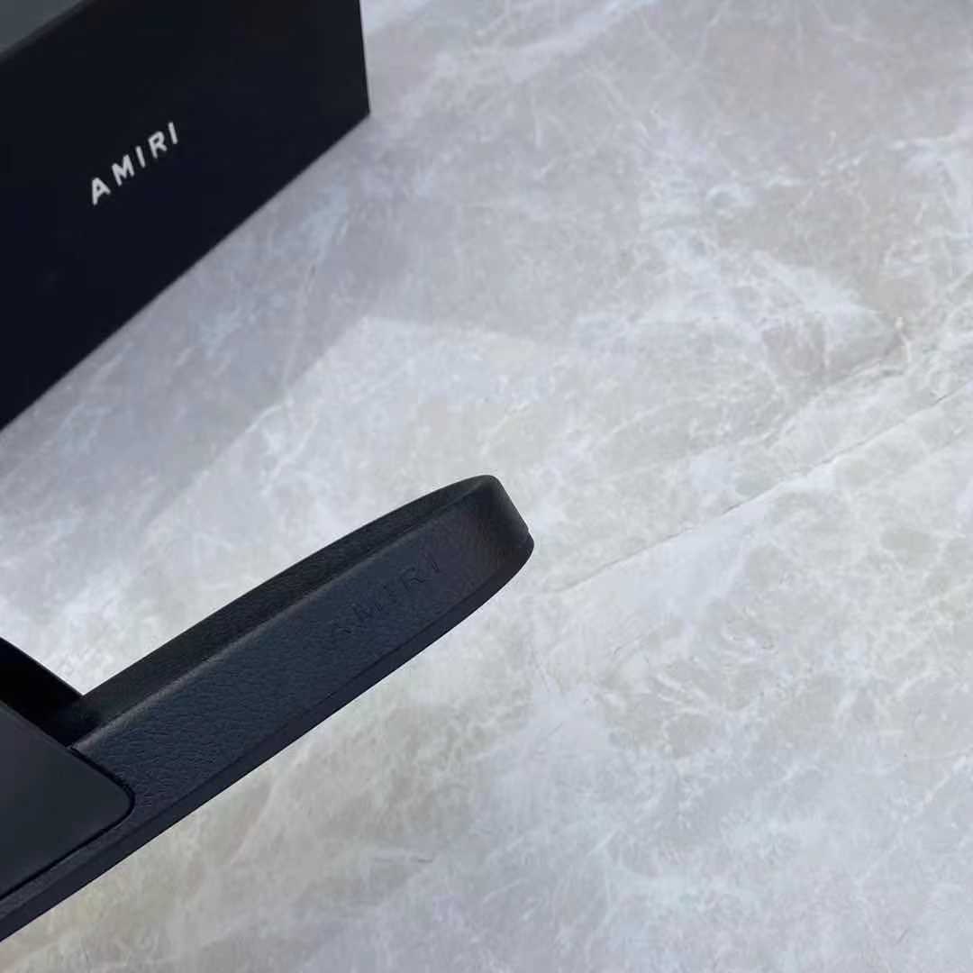 Amiri Logo Slide Sandal - EUR FASHION