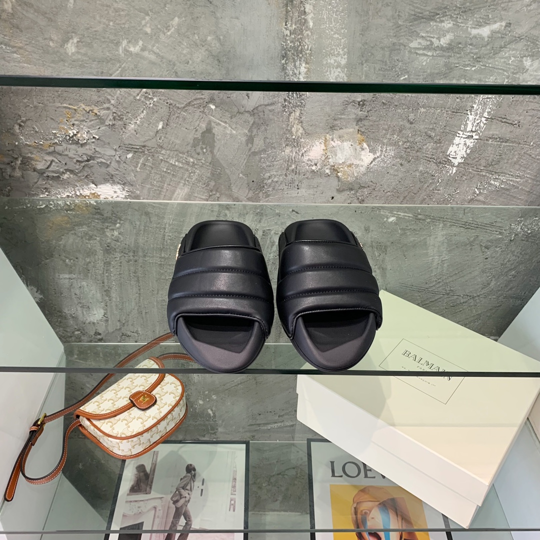 Balmain B-It-Puffy Slides - EUR FASHION