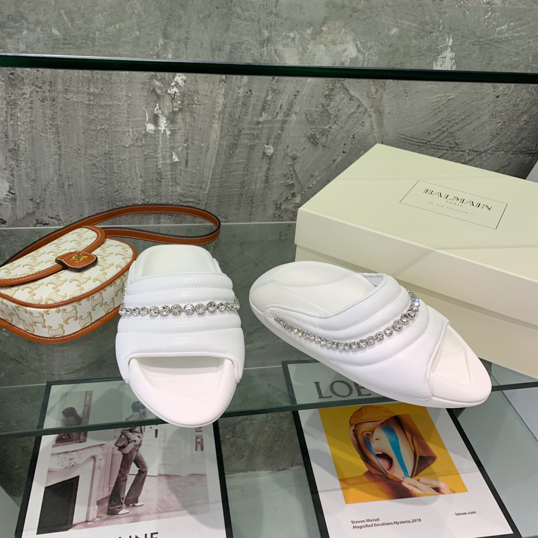 Balmain B-It-Puffy Slides - EUR FASHION