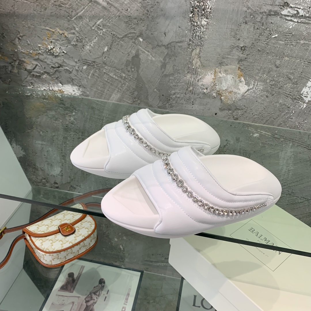 Balmain B-It-Puffy Slides - EUR FASHION