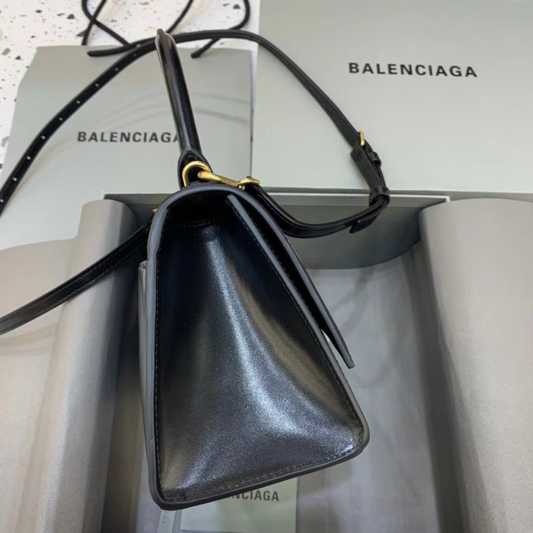 Balenciaga Logo Print Leather Handbag(23-14-10cm) - EUR FASHION