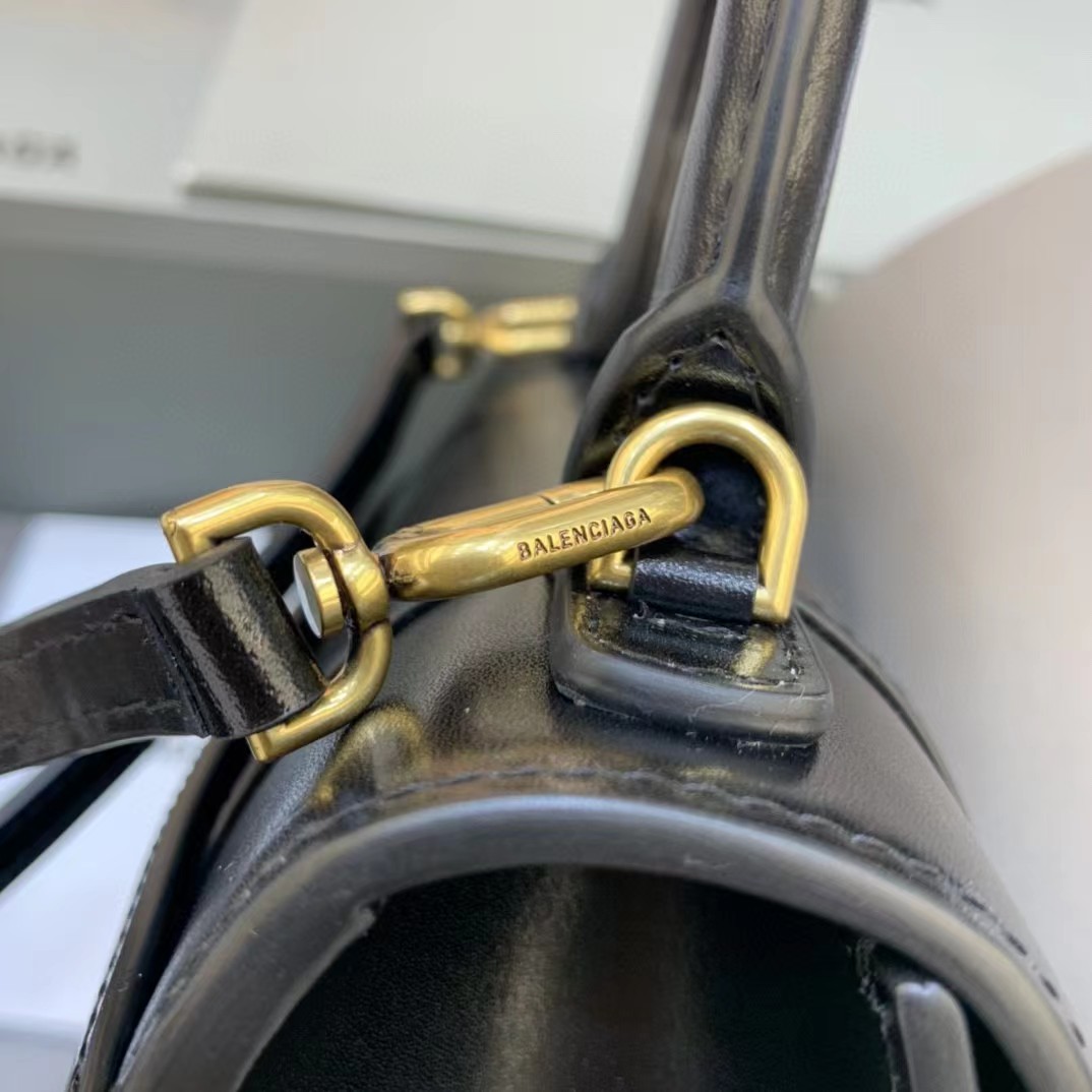 Balenciaga Logo Print Leather Handbag(23-14-10cm) - EUR FASHION